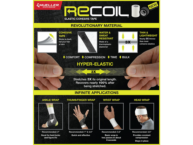 Mueller Recoil elastisk tape